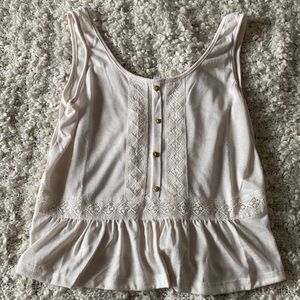 Peplum style casual blouse